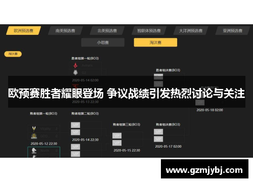欧预赛胜者耀眼登场 争议战绩引发热烈讨论与关注
